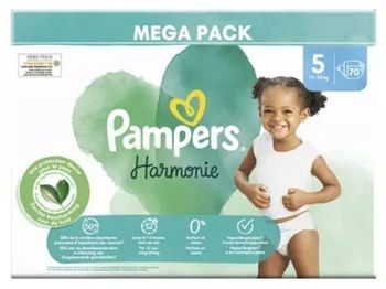 Pampers harmonie 140 couches lot