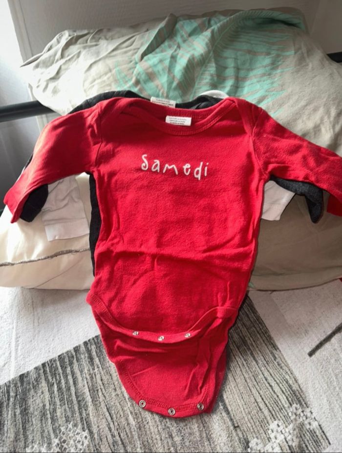 Body bb garçon taille 3 mois🐼 - photo numéro 3