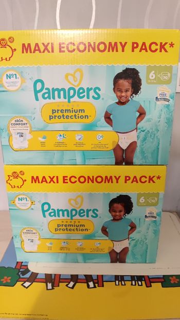 Lot couche Pampers premium protection T6