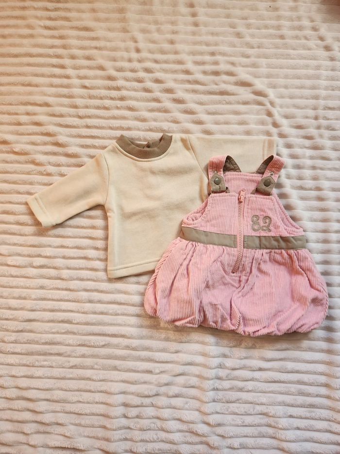 Lot 2 ensembles bébé fille Tom & Kiddy – 6 mois 👗👶 - photo numéro 8