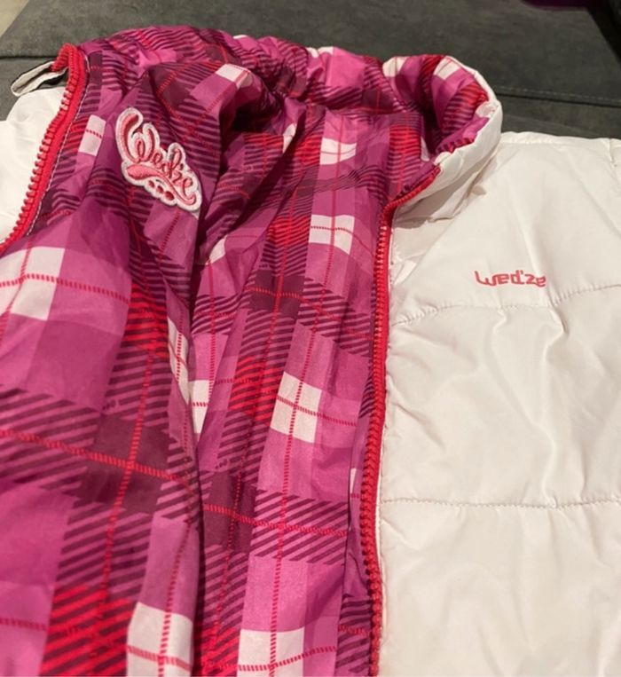manteau ski fille 8 ans réversible wed’ze - photo numéro 3