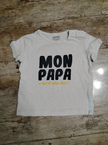 Joli t-shirt garçon manches courtes été 9 mois