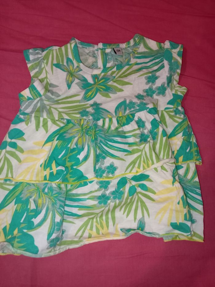 Lot 4  robes été 12 mois - photo numéro 3