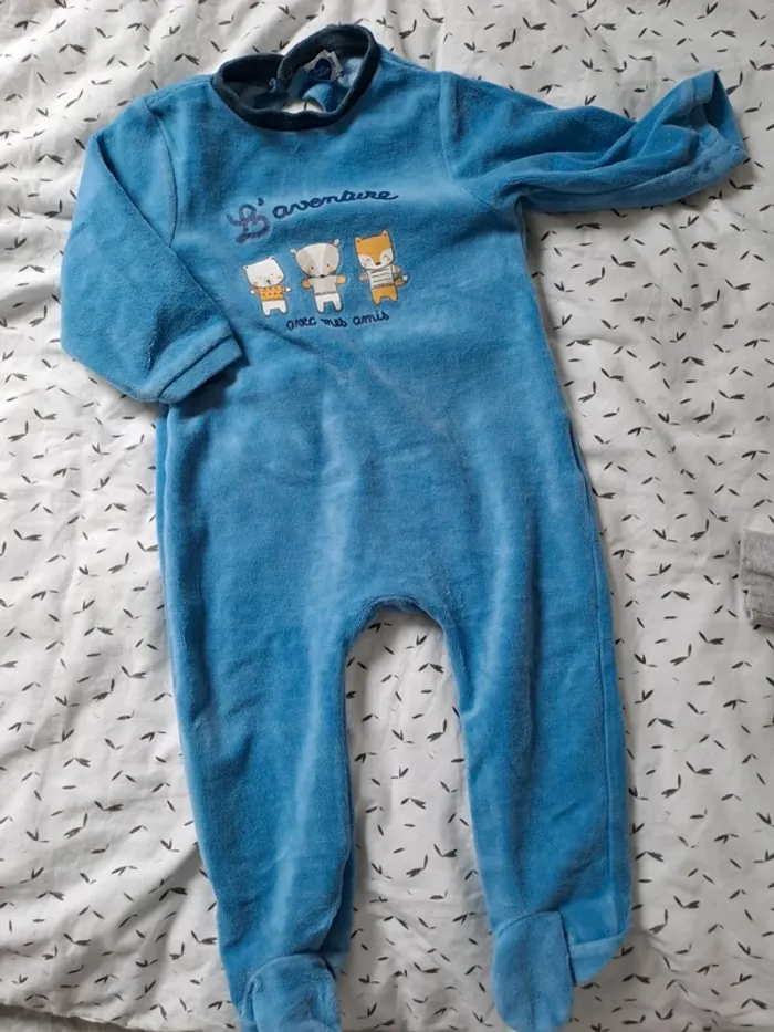 Lot 3 pyjama velours - photo numéro 4