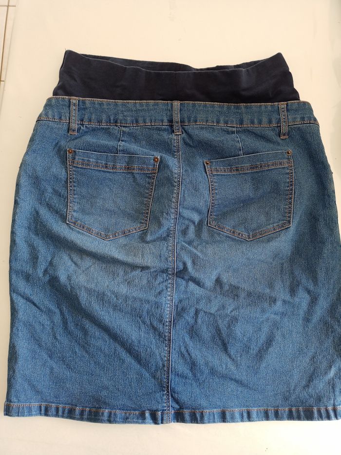 Jupe jean grossesse - photo numéro 2