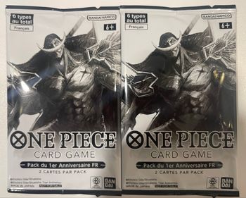 2 Boosters One Piece 1er anniversaire FR