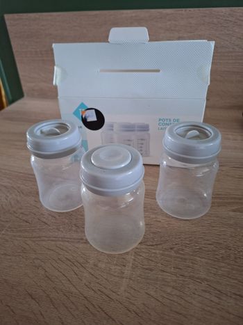 Pot de conservation lait maternel 