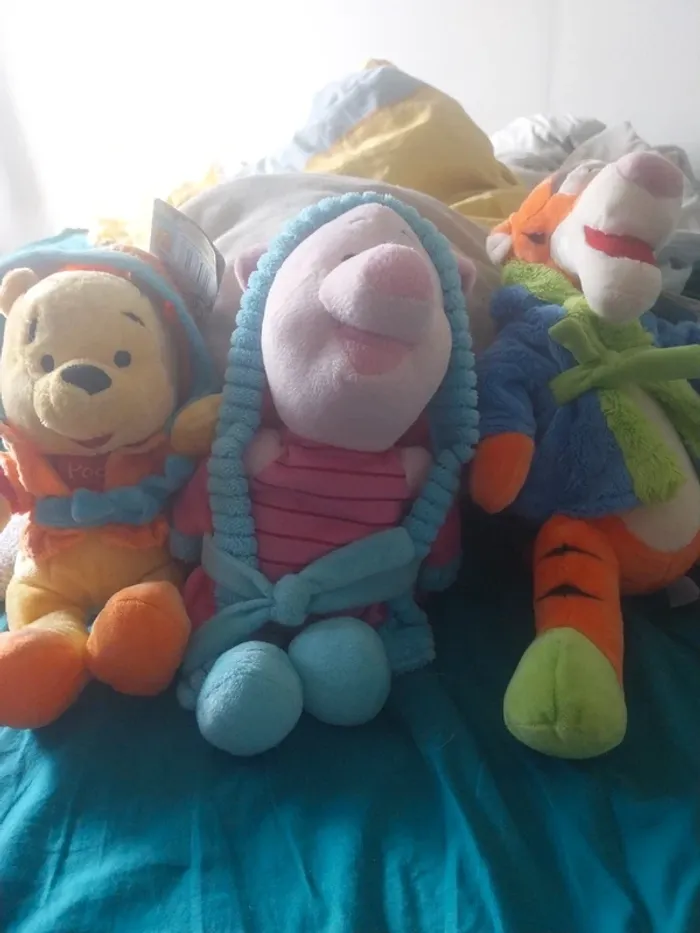Lot peluche winnie l'ourson - photo numéro 3