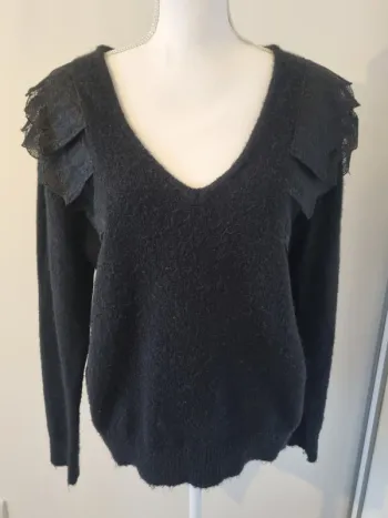 Pull noir Peace n' Love