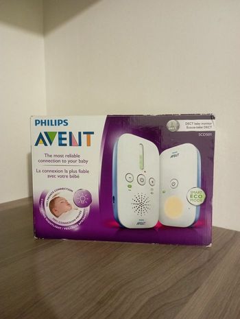 Babyphone Avent  Philips Avent DECT baby monitor SCD501 - Système de surveillance pour bébés - DECT