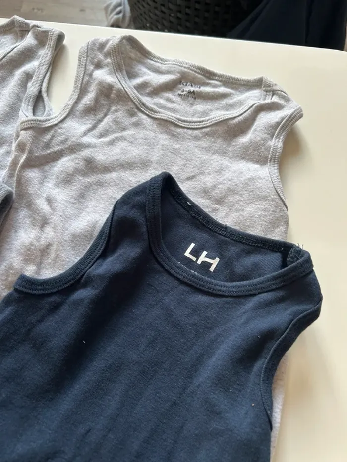 Lot maillots de corps sans manches - photo numéro 5