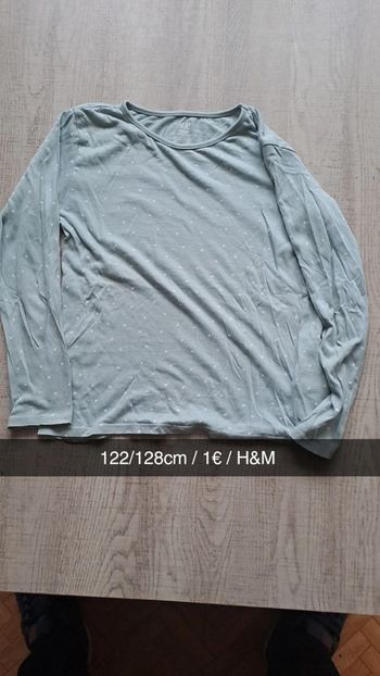 T-shirt gris à manches longues