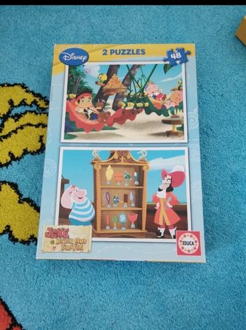 Lot de 2 puzzles jack le pirate