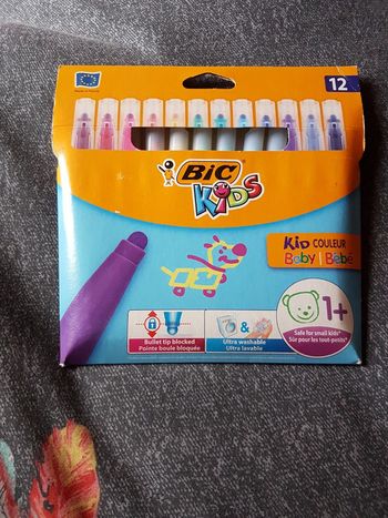 Feutres kid couleur  1 an  bic