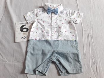 Combinaison été habillée Primark 6m neuve