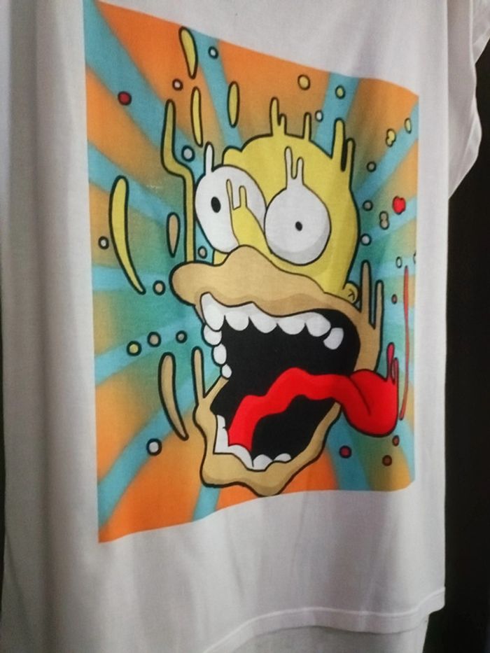Tee-shirt imprimé Homer Simpson - photo numéro 2