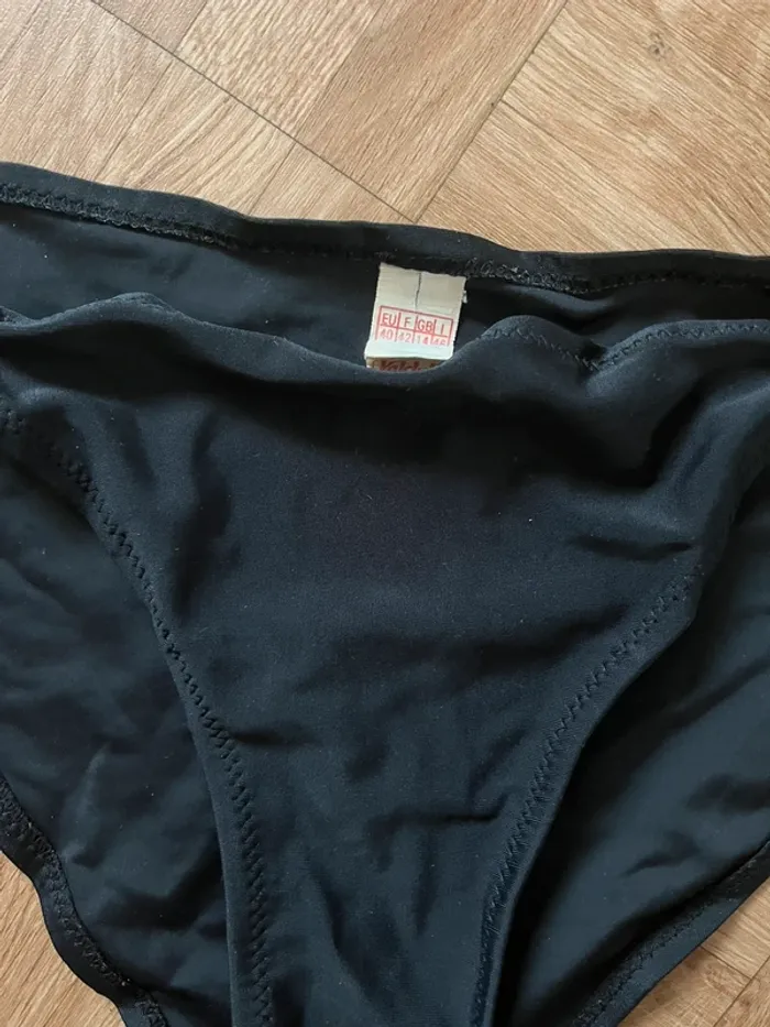 Maillot de bain 2 pièces noir vintage - photo numéro 5
