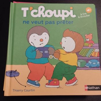 Livre enfant Nathan T'choupi ne veut pas prêter