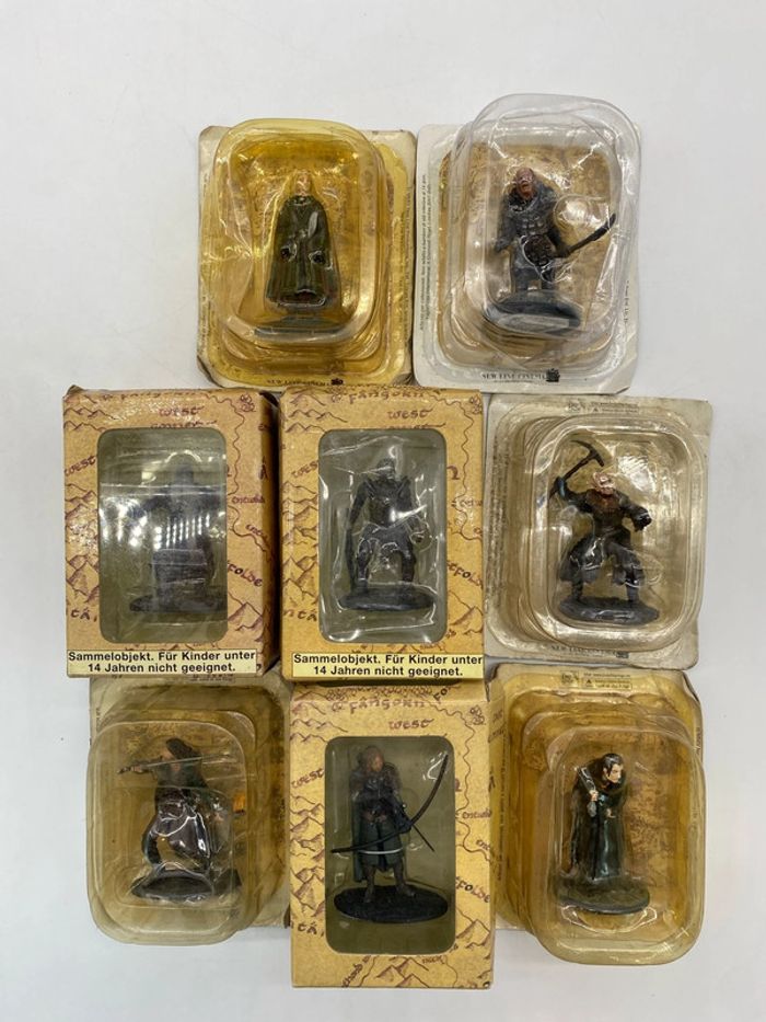 8 figurines Seigneur des anneaux lotr new Line productions
