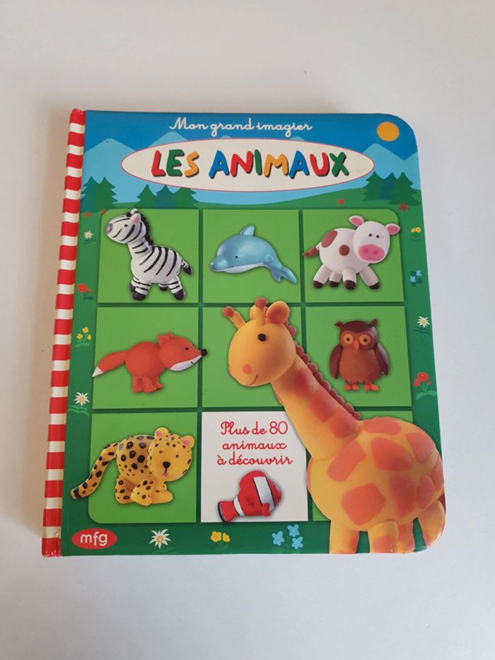 Livre mon grand imagier les animaux - photo numéro 1
