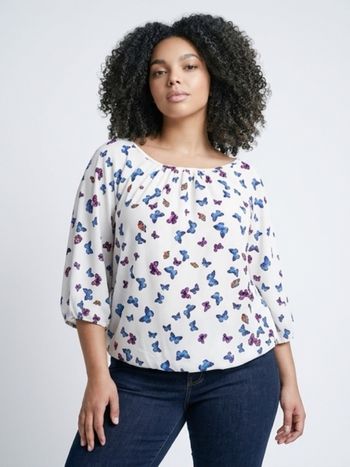 Blouse papillon