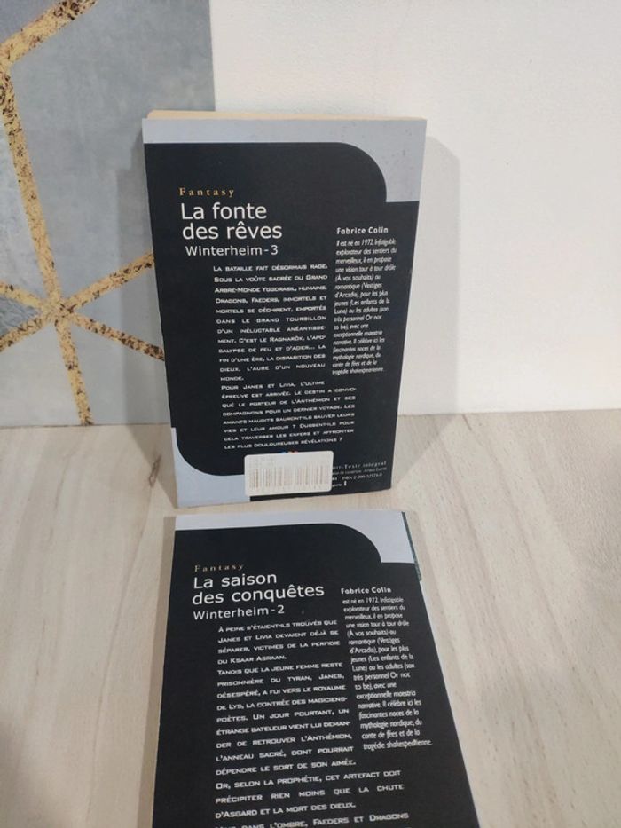 Lot 2 livres poches Winterheim 2 et 3 fantasy fonte rêves saison conquêtes Colin - photo numéro 3