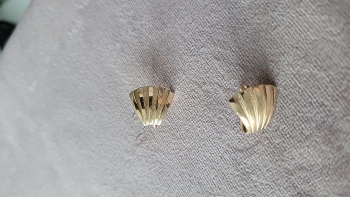 Boucles d oreilles femme plaqué or marque altesse - photo numéro 2
