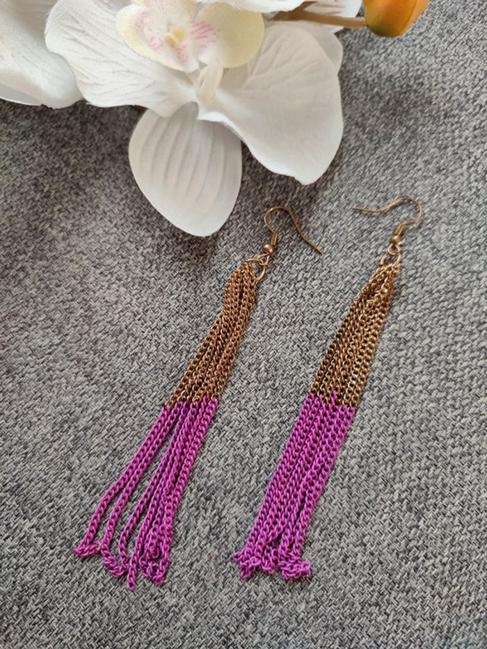 Boucle d'oreille fantaisie