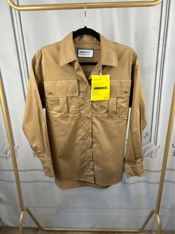 Chemise oversize Berenice Camel XS neuve
