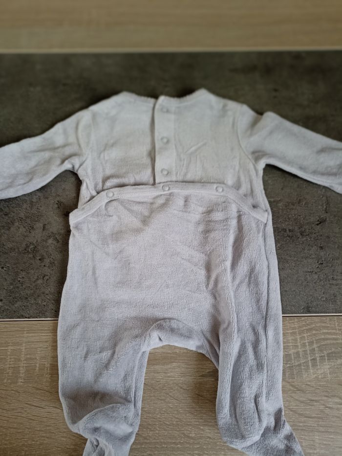 Pyjama en velours gris - photo numéro 5