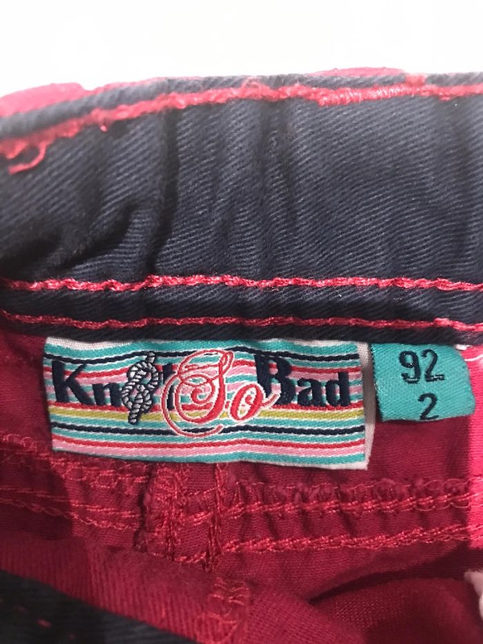 Pantalon droit grenat 2 ans - photo numéro 3