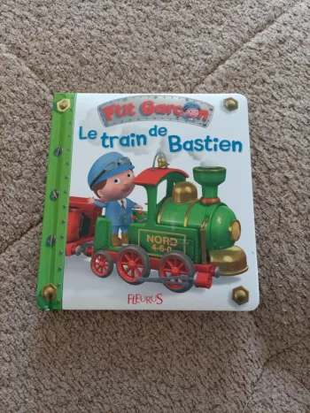 Livre P'tit garçon : Le train de Bastien