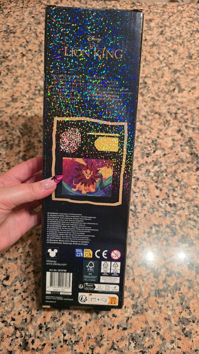 Diamond painting roi lion disney neuf - photo numéro 2