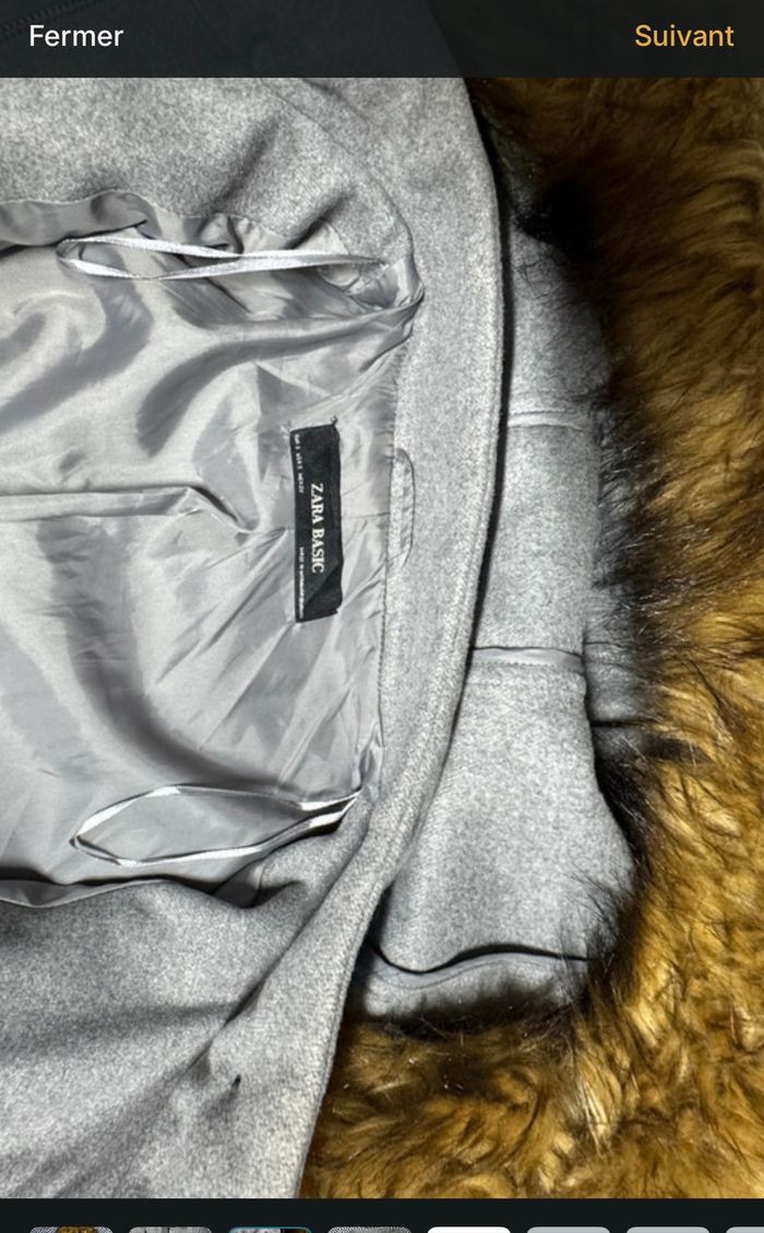 Manteau à capuche Zara - photo numéro 2