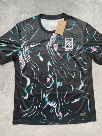 Maillot concept foot Corée noir taille S