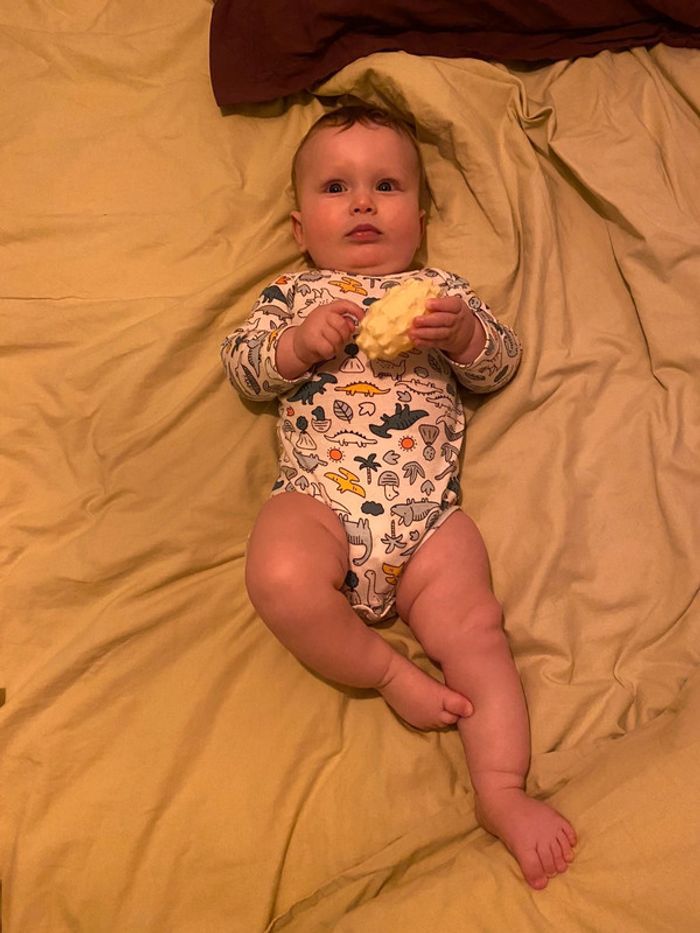 Body à manches longues unisexe, lot de 5, bébé 6 mois - photo numéro 3