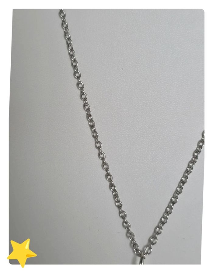 Collier pendentif couteau acier inoxydable 52cm - photo numéro 3