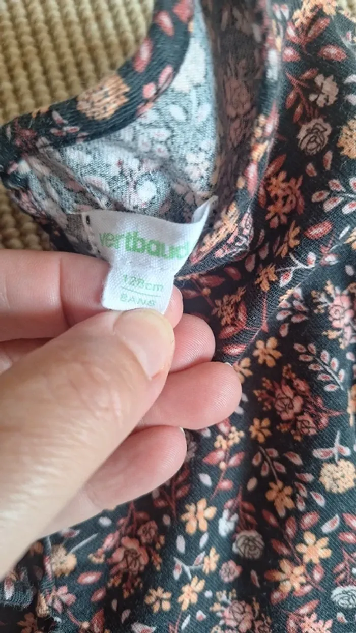 Magnifique blouse fleurie Vertbaudet - photo numéro 2