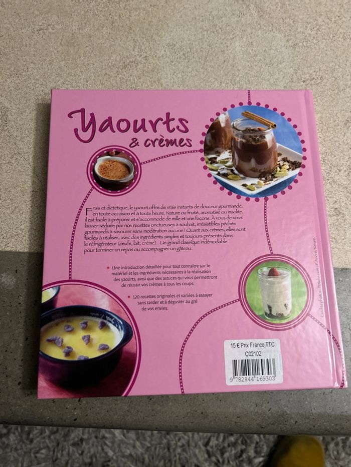 Livre recettes de yaourts et et crèmes - photo numéro 2