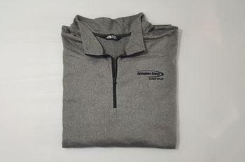 Vêtement Homme Sweat zippé 1/4 Haut de sport gris The North Face TNF taille XXXL #Retrostreet