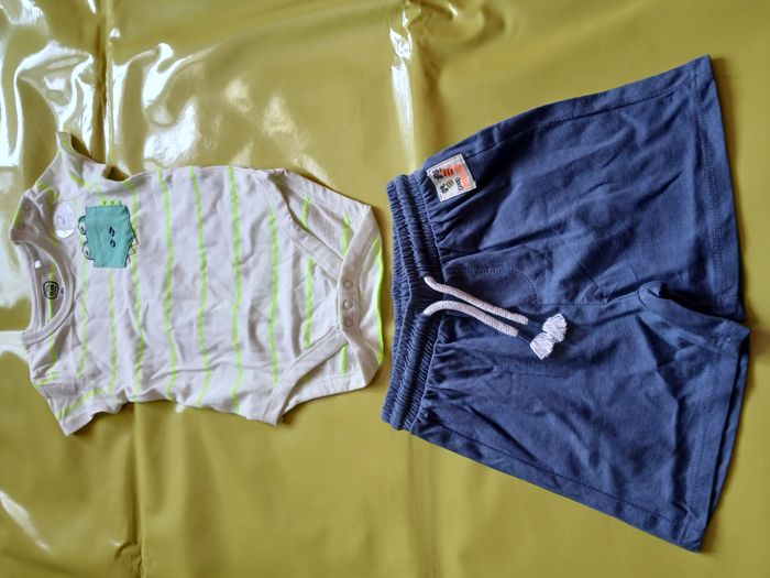 ensemble short bodie garcon cool club 86 cm 24 mois - photo numéro 1
