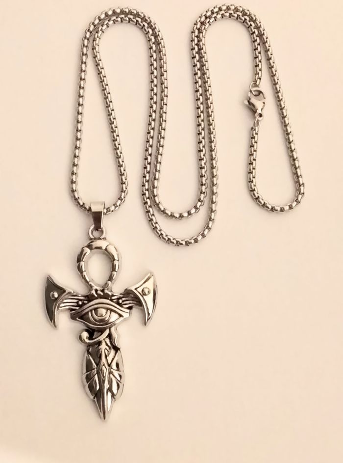 Chaîne + pendentif égyptien - photo numéro 2