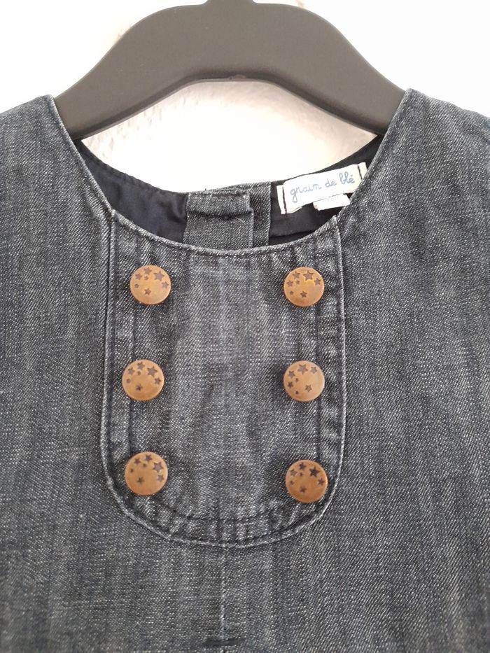 Jolie robe en jean Grain de Blé 12 mois - photo numéro 3