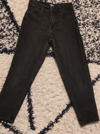 Pantalon à paillettes noir