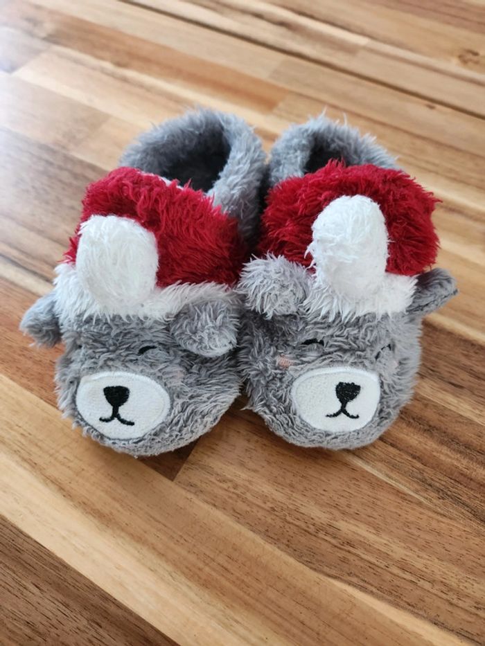 Chaussons chaussettes Noël Auchan