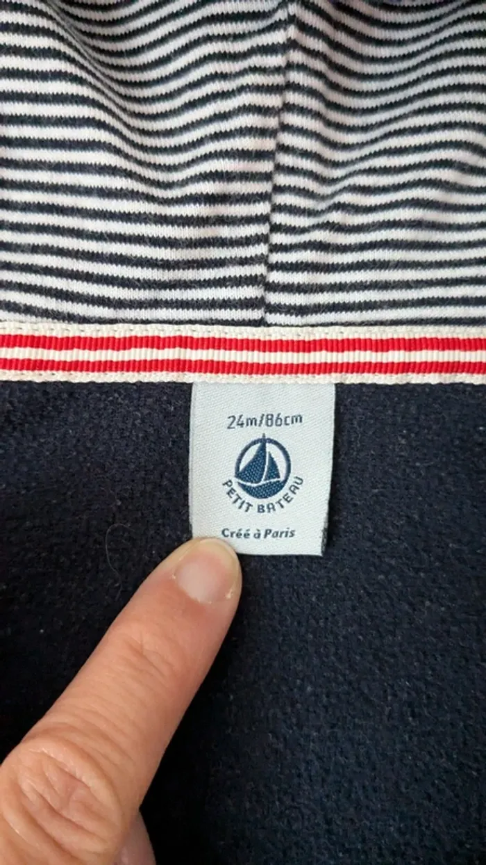 Lot 2 shorts et une veste Petit Bateau | 24 mois - photo numéro 5