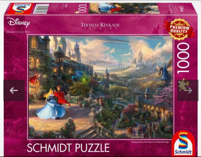 Puzzle disney schmidt 1000 pièces " la belle au bois dormant "