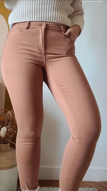 Pantalon slim camel - Camaieu- T38