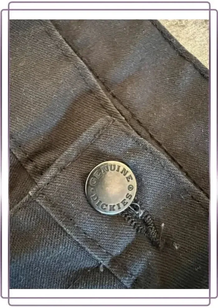 Chino noir homme Dickies taille 46 XL Men black chinos Pantaloni neri uomo Schwarze Chinos Herren - photo numéro 5