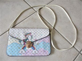 Petite sacoche motif licorne
